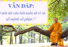 Vấn đáp: Bói toán, tử vi, số mệnh- số phận – Thích Nhật Từ van dap boi toan tu vi so menh s