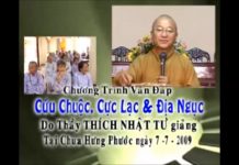 Vấn đáp Cứu chuộc, cực lạc và địa ngục – Thích Nhật Từ: van dap cuu chuoc cuc lac va dia