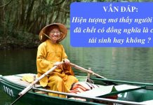 Vấn đáp: Hiện tượng mơ thấy người thân đã chết có đồng nghĩa là chưa tái sinh hay không? van dap hien tuong mo thay nguoi 1