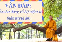 Vấn đáp: Hiểu cho đúng về hộ niệm và thân trung ấm – Thích Nhật Từ van dap hieu cho dung ve ho niem