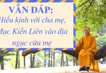 Vấn đáp: Hiếu kính với cha mẹ, Mục Kiền Liên vào địa ngục cứu mẹ – Thích Nhật Từ van dap hieu kinh voi cha me muc