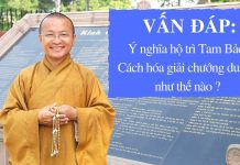 Vấn đáp: Hộ trì Tam Bảo, hóa giải nghiệp chướng – Thích Nhật Từ van dap ho tri tam bao hoa giai