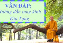 Vấn đáp: Hướng dẫn tụng kinh Địa Tạng sao cho đúng – Thích Nhật Từ van dap huong dan tung kinh dia