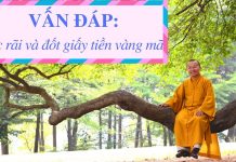 Vấn đáp: Lễ tống táng, tục rãi – đốt giấy tiền vàng mã – Thích Nhật Từ van dap le tong tang tuc rai dot