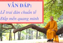 Vấn đáp: Lễ trai đàn chuẩn tế, mền quang minh – Thích Nhật Từ van dap le trai dan chuan te men