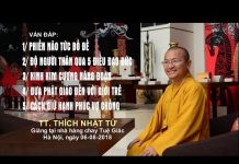Vấn Đáp: Phiền Não Tức Bồ Đề – Độ Người Thân Qua 5 Điều Đạo Đức – Thích Nhật Từ van dap phien nao tuc bo de do n