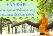 Vấn đáp: Quan niệm thờ ông bà táo, thần tài , Quan Công – Thích Nhật Từ van dap quan niem tho ong ba tao