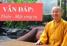 Vấn đáp: Thiền Mật song tu – Thích Nhật Từ van dap thien mat song tu thich