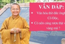 Vấn đáp: Văn hóa thờ đức ông, cúng rượu thịt, tục đốt vàng mã – Thích Nhật Từ van dap van hoa tho duc ong cung