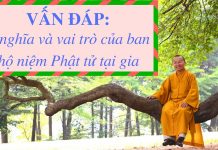 Vấn đáp: Ý nghĩa và vai trò của ban hộ niệm Phật tử tại gia – Thích Nhật Từ van dap y nghia va vai tro cua b