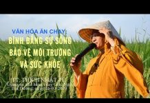 Văn hóa ăn chay: Bình đẳng sự sống, bảo vệ môi trường và sức khỏe – Thích Nhật Từ van hoa an chay binh dang su son