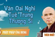 Văn Oai Nghi – Tuệ Trung Thượng Sĩ – Thích Nhất Hạnh van oai nghi tue trung thuong si
