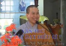 Văn Thù Bồ Tát Dạy Điều Gì – Thích Nữ Như Lan van thu bo tat day dieu gi thich