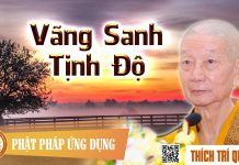 Vãng Sanh Tịnh Độ – Thích Trí Quảng vang sanh tinh do thich tri quan