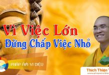 Vì Việc Lớn Đừng Chấp Việc Nhỏ – Thích Thiện Tuệ vi viec lon dung chap viec nho t