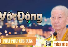 Vô Động – Thích Trí Quảng vo dong thich tri quang