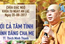 Với Cả Tâm Tình Kính Dâng Cha Mẹ – Thích Minh Thành voi ca tam tinh kinh dang cha me