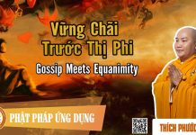 Vững Chãi Trước Thị Phi (Gossip Meets Equanimity) – Thích Phước Tiến vung chai truoc thi phi gossip m