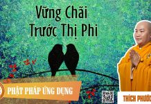Vững Chãi Trước Thị Phi – Thích Phước Tiến vung chai truoc thi phi thich ph