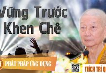Vững Trước Khen Chê – Thích Trí Quảng vung truoc khen che thich tri qu