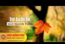 Vượt Qua Nỗi Đau Mất Người Thân – Thích Tâm An vuot qua noi dau mat nguoi than