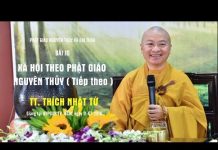 Xã Hội Theo Phật Giáo Nguyên Thủy (Tiếp Theo) – Thích Nhật Từ xa hoi theo phat giao nguyen thu