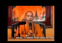 Ý Nghĩa Pháp Môn Tu Tịnh Độ – Thích Quang Thạnh y nghia phap mon tu tinh do thic