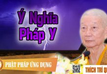 Ý Nghĩa Pháp Y – Thích Trí Quảng y nghia phap y thich tri quang