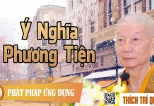 Ý Nghĩa Phương Tiện – Thích Trí Quảng y nghia phuong tien thich tri qu