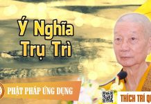 Ý Nghĩa Trụ Trì – Thích Trí Quảng y nghia tru tri thich tri quang