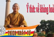 Ý thức về khủng hoảng – Thích Nhật Từ – 17/10/2004 y thuc ve khung hoang thich nhat