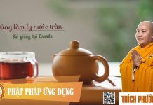 Đừng Là Ly Nước Tràn – Thích Phước Tiến dung la ly nuoc tran thich phuoc