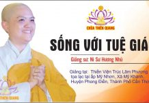 Hãy sống với tuệ giác – Thích Nữ Hương Nhũ hay song voi tue giac thich nu h