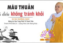 Mâu thuẫn là điều không tránh khỏi – Thích Nữ Hương Nhũ mau thuan la dieu khong tranh kh