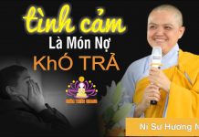 Tình cảm! Món nợ lớn nhất đời người – Thích Nữ Hương Nhũ tinh cam mon no lon nhat doi ngu