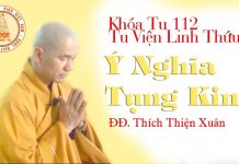 Ý Nghĩa Tụng Kinh – Thích Thiện Xuân y nghia tung kinh thich thien xu