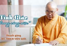 Tỉnh giác trong công việc – Thích Viên Giác