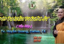 Cho Nhiều Phước Ít – Thích Pháp Hòa