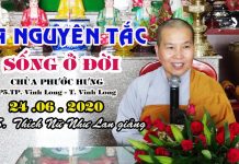 Ba nguyên tắc sống ở đời – Thích Nữ Như Lan