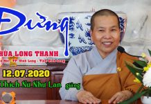 Đừng – Thích Nữ Như Lan