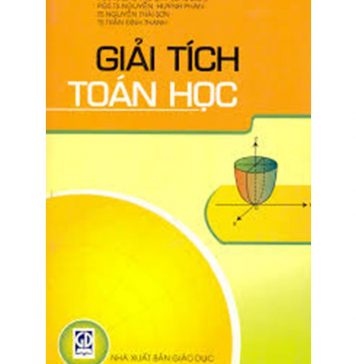 Giải Tích Toán Học – PGS.TS Đậu Thế Cấp (chủ biên) giai tich toan hoc