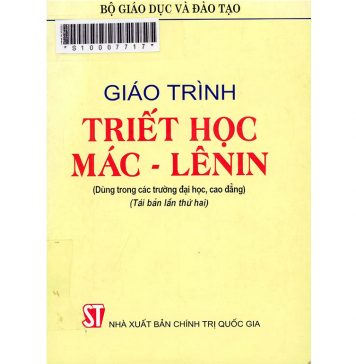 Giáo trình triết học Mac – LêNin giao trinh triet hoc mac lenin