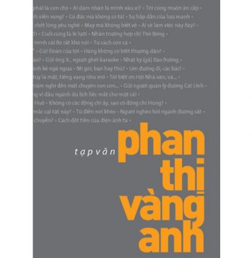 Tạp Văn Phan Thị Vàng Anh tap van phan thi vang anh