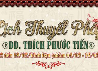 Lịch Giảng Tháng 3 Năm 2017 Của Thầy Thích Phước Tiến Lịch Thuyết Pháp Tháng 3 Năm 2017 Của Thầy Thích Phước Tiến - 02