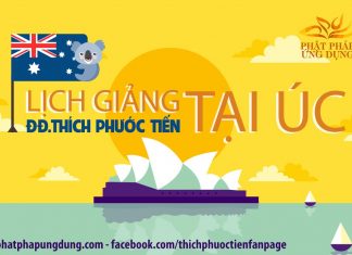 Lịch Giảng Của Thầy Thích Phước Tiến Tại Úc Châu Lịch Giảng Của Thầy Thích Phước Tiến Tại Úc Châu