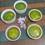 Mát lành màu xanh bánh da lợn