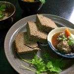Bánh mì xíu mại sa-kê củ sen Bánh mì xíu mại sa-kê củ sen