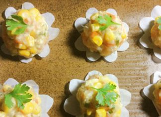 Bánh ngô hấp chay Bánh ngô hấp chay