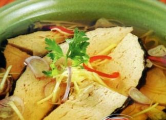 Cá Chay Hấp Gừng Cá Chay Hấp Gừng