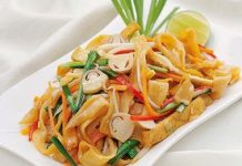 Hủ tíu xào chay vị me bổ dưỡng Hủ tíu xào chay vị me bổ dưỡng